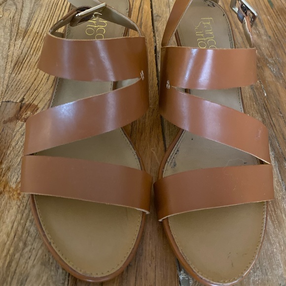 Franco Sarto Brown Sandals - Picture 3 of 8